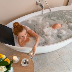 Luxus Suite mit freistehender Badewanne